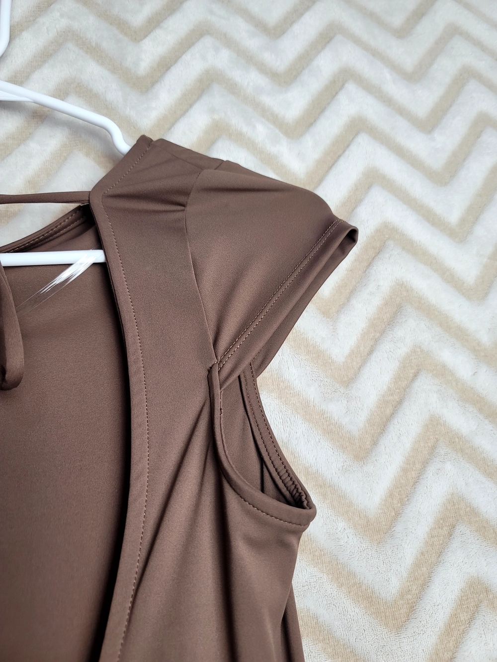 wild fable Brown Maxi Dress with Cowl Neck - Picture 5 of 9